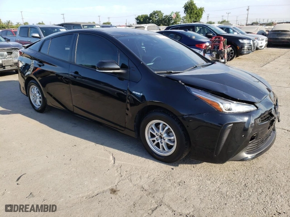 2022 Toyota Prius L Eco with VIN JTDKAMFU7N3178808, listed as a Copart auction lot 73427724 with 40,933 mi miles and Salvage Title. Bid and sale history available at carsss.com. Image 4.