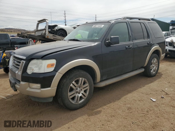 2010 Ford Explorer Eddie Bauer z VIN 1FMEU7E83AUA53122, wystawiony jako Copart lot #50611445 z przebiegiem 220 384 mil mil oraz Szkoda całkowita • Salvage title. Historia ofert i sprzedaży dostępna na DreamBid. Obrazek 1.