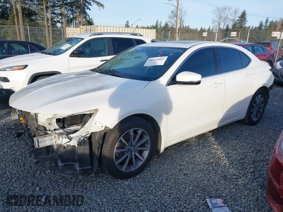 2018 Acura TLX w/Technology Pkg with VIN 19UUB1F59JA006980, listed as a IAAI auction lot 41324003 with 70,825 mi miles. Bid and sale history available at carsss.com. Image 18.