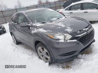 2017 Honda HR-V LX with VIN 3CZRU6H35HG703155, listed as a IAAI auction lot 41208172 with 85,713 mi miles. Bid and sale history available at carsss.com. Image 1.