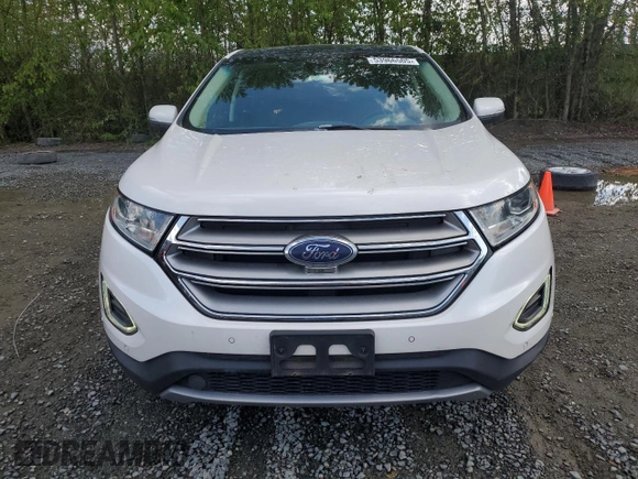 2015 Ford Edge Titanium with VIN 2FMPK4K9XFBB57470, listed as a Copart auction lot 53966505 with 82,407 mi miles and Salvage Title. Bid and sale history available at carsss.com. Image 5.