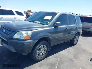 2004 Honda Pilot EX with VIN 2HKYF18514H623272, listed as a IAAI auction lot 42020669 with 186,766 mi miles. Bid and sale history available at carsss.com. Image 6.