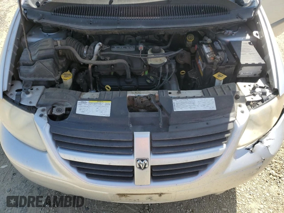 2007 Dodge Grand Caravan SE with VIN 1D4GP24R17B165507, listed as a Copart auction lot 52711705 with 200,729 mi miles and Salvage Title. Bid and sale history available at DreamBid. Image 12.