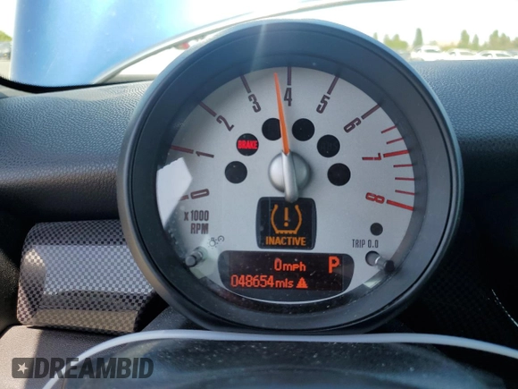 2013 MINI Hardtop S with VIN WMWSV3C53DT391200, listed as a Copart auction lot 59903365 with 48,654 mi miles and Salvage title. Bid and sale history available at DreamBid. Image 9.