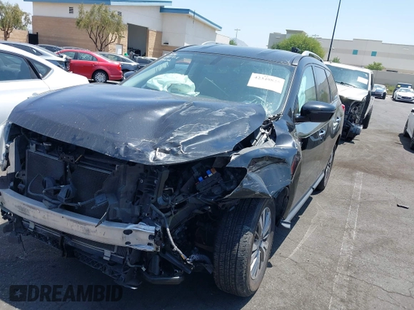 2020 Nissan Pathfinder SV z VIN 5N1DR2BN0LC604741, wystawiony jako IAAI lot #42349825 z przebiegiem 96 349 mil mil oraz . Historia ofert i sprzedaży dostępna na DreamBid. Obrazek 2.
