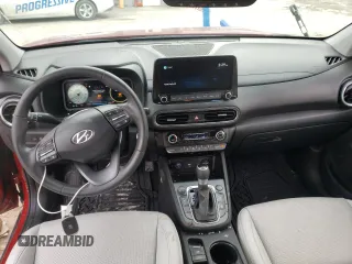 2022 Hyundai Kona Limited with VIN KM8K53A3XNU915244, listed as a Copart auction lot 71355882 with 13,633 mi miles. Bid and sale history available at carsss.com. Image 8.
