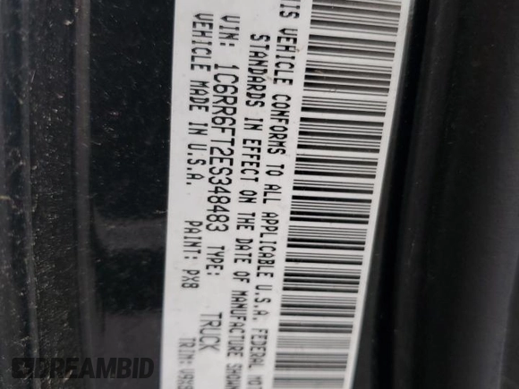 2014 Ram 1500 Express z VIN 1C6RR6FT2ES348483, wystawiony jako Copart lot #59758715 z przebiegiem 126 560 mil mil oraz Czysty tytuł • Clean title. Historia ofert i sprzedaży dostępna na DreamBid. Obrazek 12.