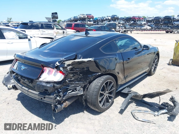 2021 Ford Mustang EcoBoost with VIN 1FA6P8TH1M5137372, listed as a IAAI auction lot 42031716 with 58,475 mi miles and . Bid and sale history available at DreamBid. Image 4.