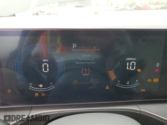 2024 Hyundai Santa Fe SE with VIN 5NMP14GL5RH055401, listed as a Copart auction lot 50745025 with 7,694 mi miles and Salvage title. Bid and sale history available at DreamBid. Image 9.