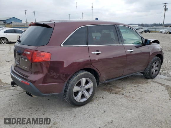 2013 Acura MDX Tech Pkg with VIN 2HNYD2H36DH505103, listed as a Copart auction lot 45061815 with 180,584 mi miles and Non Repairable. Bid and sale history available at carsss.com. Image 3.
