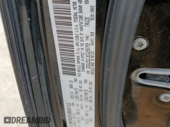 2012 Ram 2500 ST z VIN 3C6UD5CL8CG286759, wystawiony jako Copart lot #47826635 z przebiegiem 146 823 mil mil oraz Szkoda całkowita • Salvage title. Historia ofert i sprzedaży dostępna na DreamBid. Obrazek 12.
