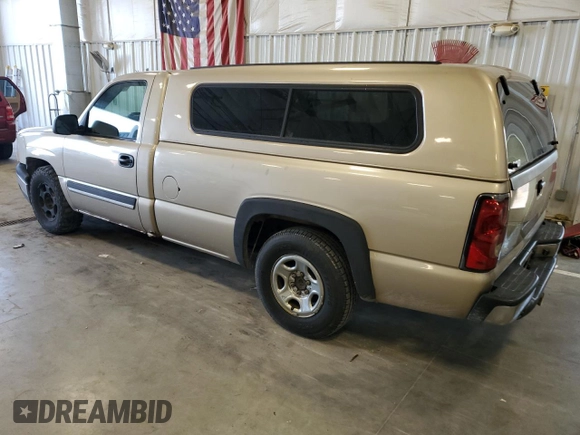 2004 Chevrolet Silverado 1500 LS with VIN 1GCEC14VX4Z337639, listed as a Copart auction lot 53517035 with 0 mi miles and Non Repairable. Bid and sale history available at carsss.com. Image 2.