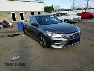 2016 Honda Accord Sport with VIN 1HGCR2F50GA040425, listed as a Copart auction lot 51067815 with 124,461 mi miles and Salvage Title. Bid and sale history available at DreamBid. Image 10.