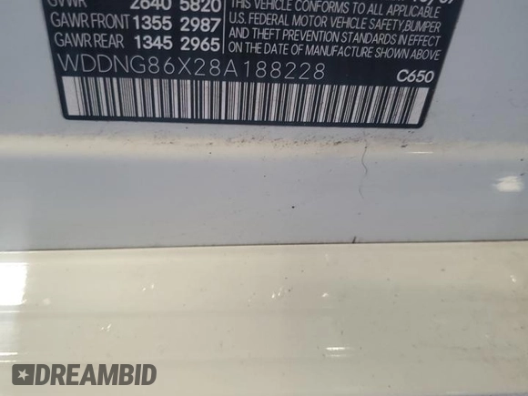 2008 Mercedes-Benz S 550 z VIN WDDNG86X28A188228, wystawiony jako Copart lot #59687055 z przebiegiem 211 061 mil mil oraz Szkoda całkowita • Salvage title. Historia ofert i sprzedaży dostępna na DreamBid. Obrazek 13.