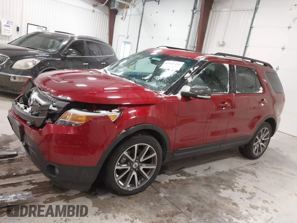 2015 Ford Explorer XLT with VIN 1FM5K7D84FGA40411, listed as a IAAI auction lot 41427414 with 83,345 mi miles and . Bid and sale history available at carsss.com. Image 14.