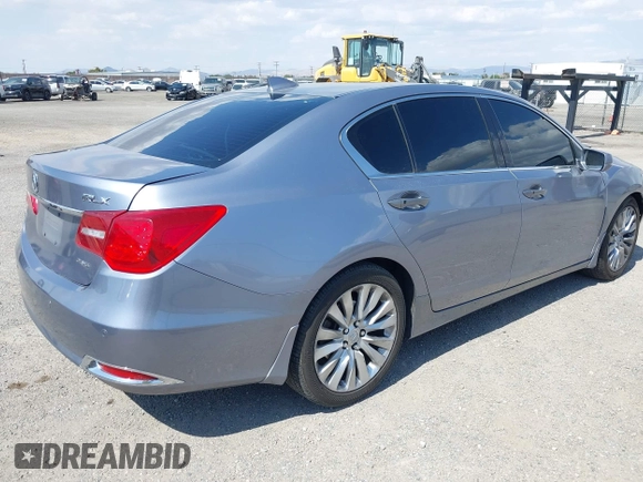 2015 Acura RLX Advance with VIN JH4KC1F94FC001153, listed as a IAAI auction lot 42454734 with 185,179 mi miles and . Bid and sale history available at DreamBid. Image 4.