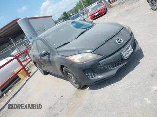 2013 Mazda 3 i Sport with VIN JM1BL1U75D1827604, listed as a IAAI auction lot 42240344 with 18,526 mi miles and . Bid and sale history available at DreamBid. Image 1.