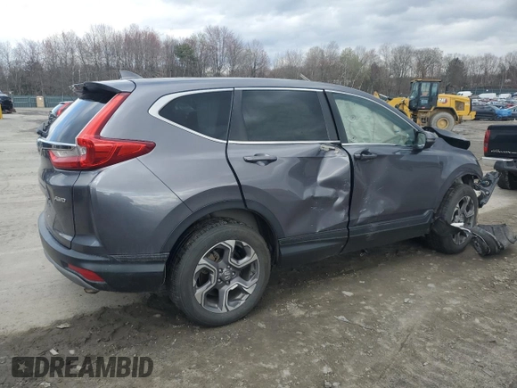 2018 Honda CR-V EX with VIN 7FARW2H57JE105434, listed as a Copart auction lot 52340845 with Not Provided miles and Salvage Title. Bid and sale history available at DreamBid. Image 3.