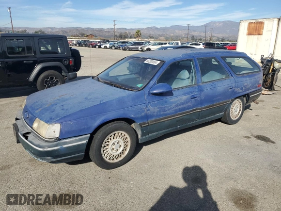 1990 Ford Taurus z VIN 1FACP5747LA124012, wystawiony jako Copart lot #85290054 z przebiegiem 118 017 mil mil oraz Czysty tytuł • Clean title. Historia ofert i sprzedaży dostępna na DreamBid. Obrazek 1.