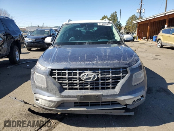 2022 Hyundai Venue SEL z VIN KMHRC8A33NU151481, wystawiony jako Copart lot #47434845 z przebiegiem 31 888 mil mil oraz Czysty tytuł • Clean title. Historia ofert i sprzedaży dostępna na DreamBid. Obrazek 5.