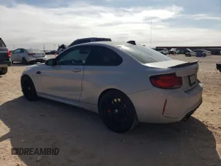 2020 BMW M2 z VIN WBS1J3C00L7H42503, wystawiony jako Copart lot #46033595 z przebiegiem 37 656 mil mil oraz Szkoda całkowita • Salvage title. Historia ofert i sprzedaży dostępna na DreamBid. Obrazek 2.