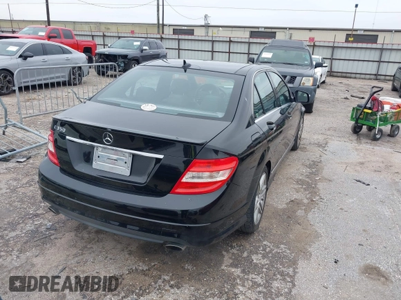 2008 Mercedes-Benz C 350 Sport with VIN WDDGF56X58F060126, listed as a IAAI auction lot 41615616 with 166,188 mi miles and . Bid and sale history available at DreamBid. Image 4.
