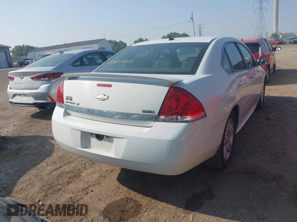2011 Chevrolet Impala LT Fleet with VIN 2G1WG5EK7B1200757, listed as a IAAI auction lot 42402224 with 128,006 mi miles and . Bid and sale history available at DreamBid. Image 4.