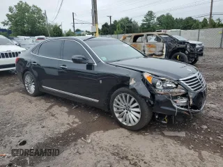 2016 Hyundai Equus Signature z VIN KMHGH4JH1GU103056, wystawiony jako Copart lot #65665644 z przebiegiem 86 398 mil mil oraz Szkody całkowita. Historia ofert i sprzedaży dostępna na DreamBid. Obrazek 4.