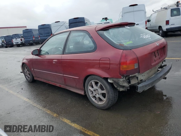 1998 Honda Civic CX with VIN 2HGEJ6327WH100766, listed as a Copart auction lot 45525865 with 265,388 mi miles and Salvage Title. Bid and sale history available at carsss.com. Image 2.