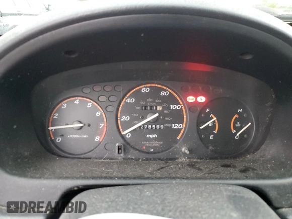 1999 Honda CR-V LX with VIN JHLRD1749XC079612, listed as a Copart auction lot 71930674 with 278,599 mi miles and Salvage Title. Bid and sale history available at carsss.com. Image 9.