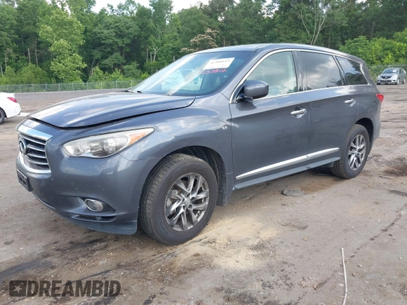 2014 Infiniti QX60 with VIN 5N1AL0MN7EC521123, listed as a IAAI auction lot 42308112 with 191,991 mi miles and . Bid and sale history available at DreamBid. Image 2.