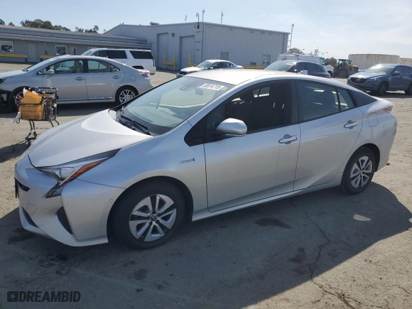 2017 Toyota Prius Two with VIN JTDKBRFU8H3575894, listed as a Copart auction lot 50074715 with 46,770 mi miles and Clean Title. Bid and sale history available at carsss.com. Image 1.