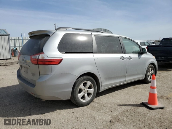 2015 Toyota Sienna LE AAS with VIN 5TDKK3DC7FS652662, listed as a Copart auction lot 49272325 with 129,652 mi miles and Salvage Title. Bid and sale history available at DreamBid. Image 3.