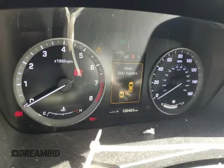 2016 Hyundai Sonata Sport with VIN 5NPE34AF3GH322135, listed as a Copart auction lot 55730525 with 100,404 mi miles and Non Repairable. Bid and sale history available at DreamBid. Image 9.