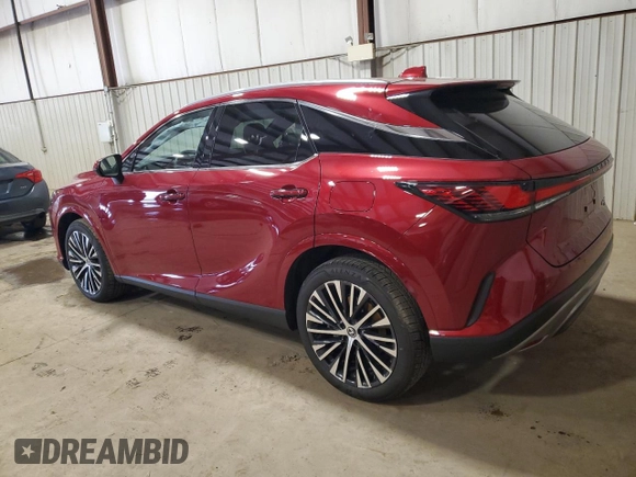 2024 Lexus RX with VIN 2T2BAMCA2RC052147, listed as a Copart auction lot 51609175 with 11,612 mi miles and Salvage Title. Bid and sale history available at carsss.com. Image 2.