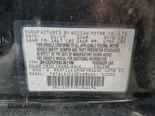 2019 Nissan Note SV с VIN 3N1CE2CPXKL361196, выставлен на аукционе Copart как лот 60906685 с пробегом 141 054 миль миль и Чистый • Clean title. История ставок и продаж доступна на DreamBid. Изображение 12.