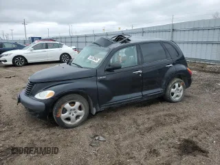 2001 Chrysler PT Cruiser z VIN 3C8FY4BB11T555261, wystawiony jako Copart lot #54528865 z przebiegiem 61 955 mil mil oraz Szkoda całkowita • Salvage title. Historia ofert i sprzedaży dostępna na DreamBid. Obrazek 1.