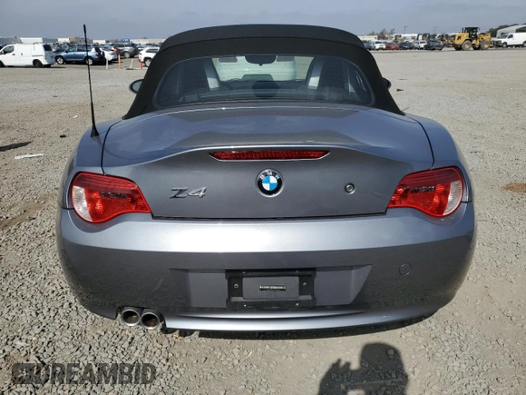 2008 BMW Z4 3.0si with VIN 4USBU53568LX85629, listed as a Copart auction lot 50333705 with 3,895 mi miles and Salvage title. Bid and sale history available at DreamBid. Image 6.