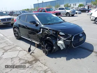 2016 Hyundai Veloster Turbo with VIN KMHTC6AE2GU288538, listed as a IAAI auction lot 42282122 with 83,231 mi miles and . Bid and sale history available at DreamBid. Image 1.
