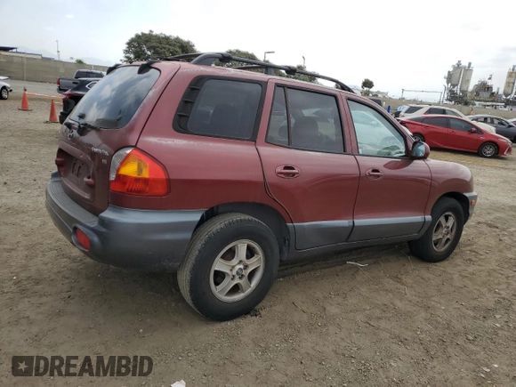 2004 Hyundai Santa Fe GLS with VIN KM8SC13D44U844329, listed as a Copart auction lot 72282944 with 209,430 mi miles and Salvage Title. Bid and sale history available at carsss.com. Image 3.