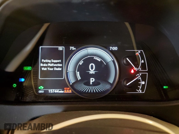 2022 Lexus UX 250h z VIN JTHP9JBH9N2056879, wystawiony jako Copart lot #78046184 z przebiegiem 15 744 mil mil oraz Szkoda całkowita • Salvage title. Historia ofert i sprzedaży dostępna na DreamBid. Obrazek 9.