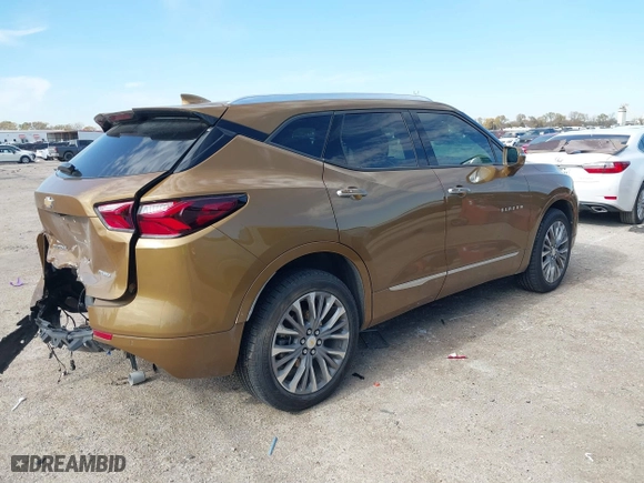 2019 Chevrolet Blazer Premier with VIN 3GNKBFRS5KS703610, listed as a IAAI auction lot 40857704 with 30,779 mi miles. Bid and sale history available at carsss.com. Image 4.