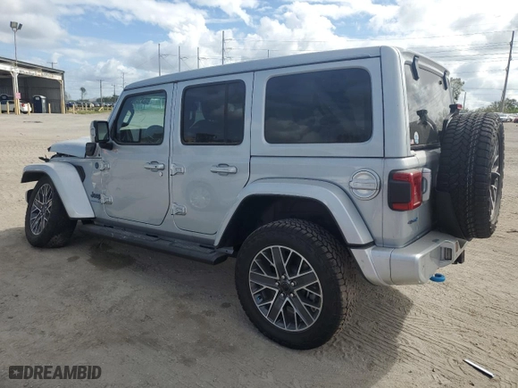 2024 Jeep Wrangler 4xe High Altitude with VIN 1C4RJXU68RW147110, listed as a Copart auction lot 79119044 with 0 mi miles and Salvage Title. Bid and sale history available at carsss.com. Image 2.