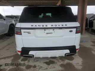 2022 Land Rover Range Rover Sport HST with VIN SALWS2RUXNA234887, listed as a Copart auction lot 43360355 with 0 mi miles and Non Repairable. Bid and sale history available at carsss.com. Image 6.
