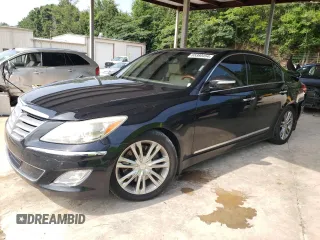 2012 Hyundai Genesis 4.6L with VIN KMHGC4DF3CU205168, listed as a Copart auction lot 65380454 with 175,156 mi miles and Salvage Title. Bid and sale history available at carsss.com. Image 1.