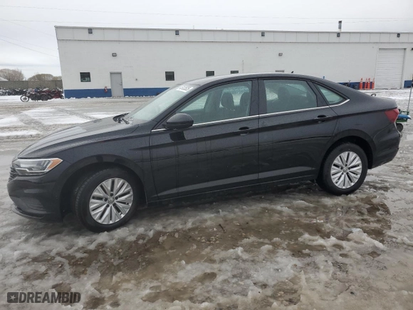2020 Volkswagen Jetta S with VIN 3VWCB7BU4LM041455, listed as a Copart auction lot 45123525 with 55,849 mi miles and Salvage Title. Bid and sale history available at carsss.com. Image 1.