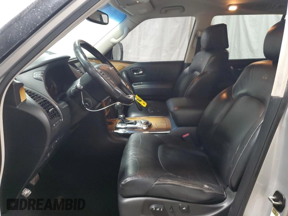 2011 Infiniti QX56 8-passenger with VIN JN8AZ2NC9B9302902, listed as a Copart auction lot 51126765 with 208,505 mi miles and Clean Title. Bid and sale history available at carsss.com. Image 7.