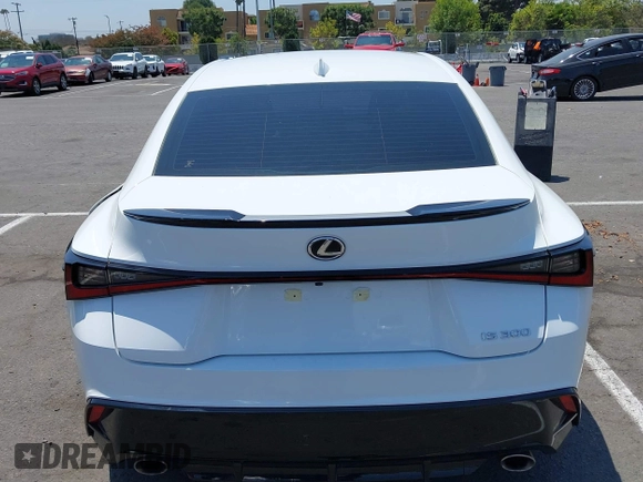 2024 Lexus IS 300 with VIN JTHBA1D2XR5131510, listed as a IAAI auction lot 42607201 with 10,580 mi miles and . Bid and sale history available at DreamBid. Image 16.