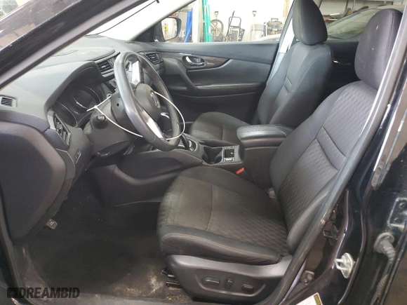 2017 Nissan Rogue SV with VIN 5N1AT2MV0HC897078, listed as a Copart auction lot 51037205 with 154,338 mi miles and Salvage Title. Bid and sale history available at carsss.com. Image 7.