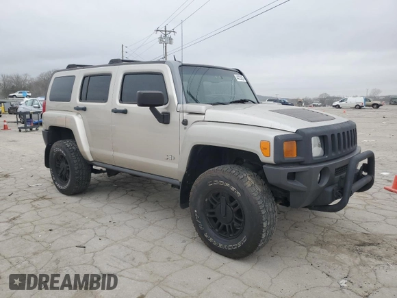 2006 Hummer H3 with VIN 5GTDN136268327253, listed as a Copart auction lot 44222825 with 137,414 mi miles and Clean Title. Bid and sale history available at DreamBid. Image 4.